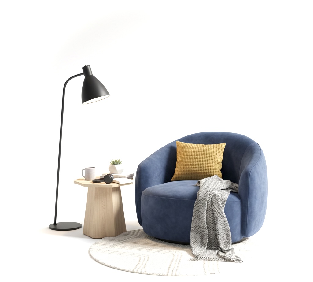 Modern co-living interior